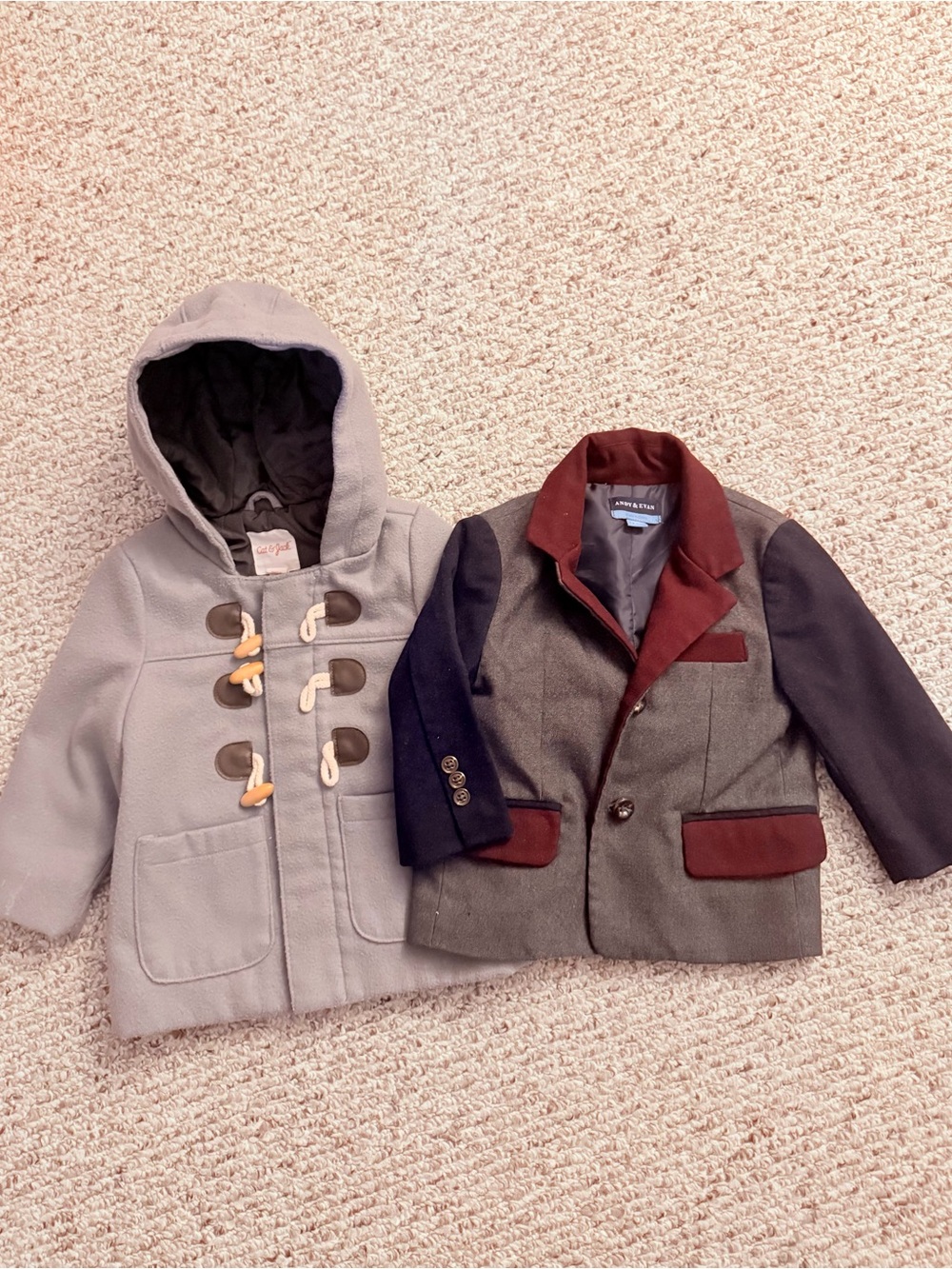 Boys Lot 12-18 Toggle Coat Blazer Suit Fall Winter